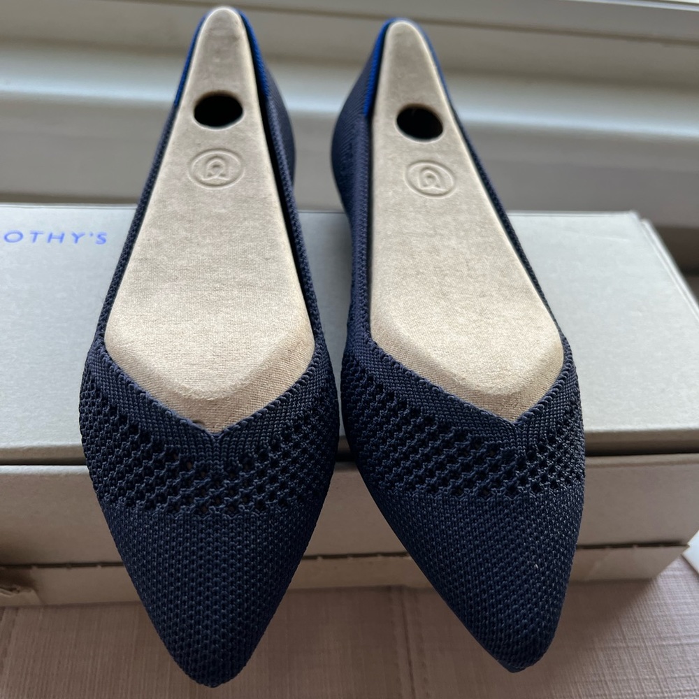 Brand new Rothy pointed flats
